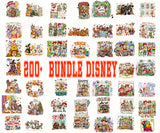 200 Bundle Disney PNG, Disney Holiday Mega PNG, Chrstmas And Halloween Bundle PNG
